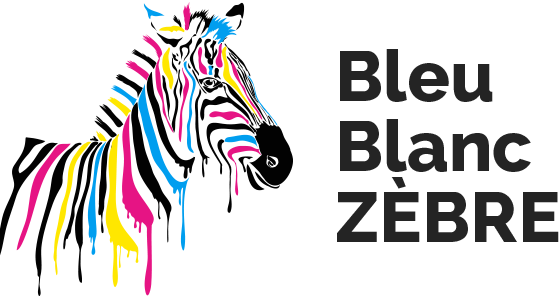 Blanc Bleu Zebres